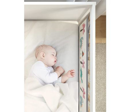 Airoya 2-seitiges Nestchen für Kinderbetten mit festem Ende