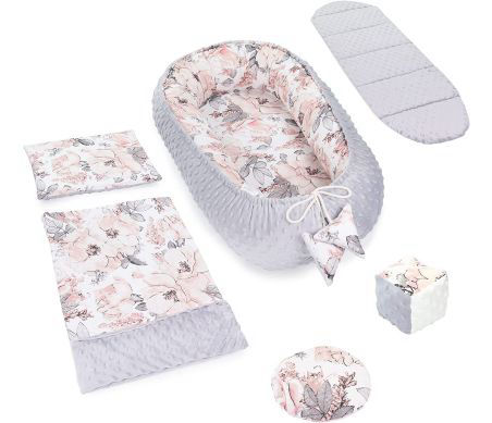 Babynestchen Set Neugeborene 90x50 cm Minky